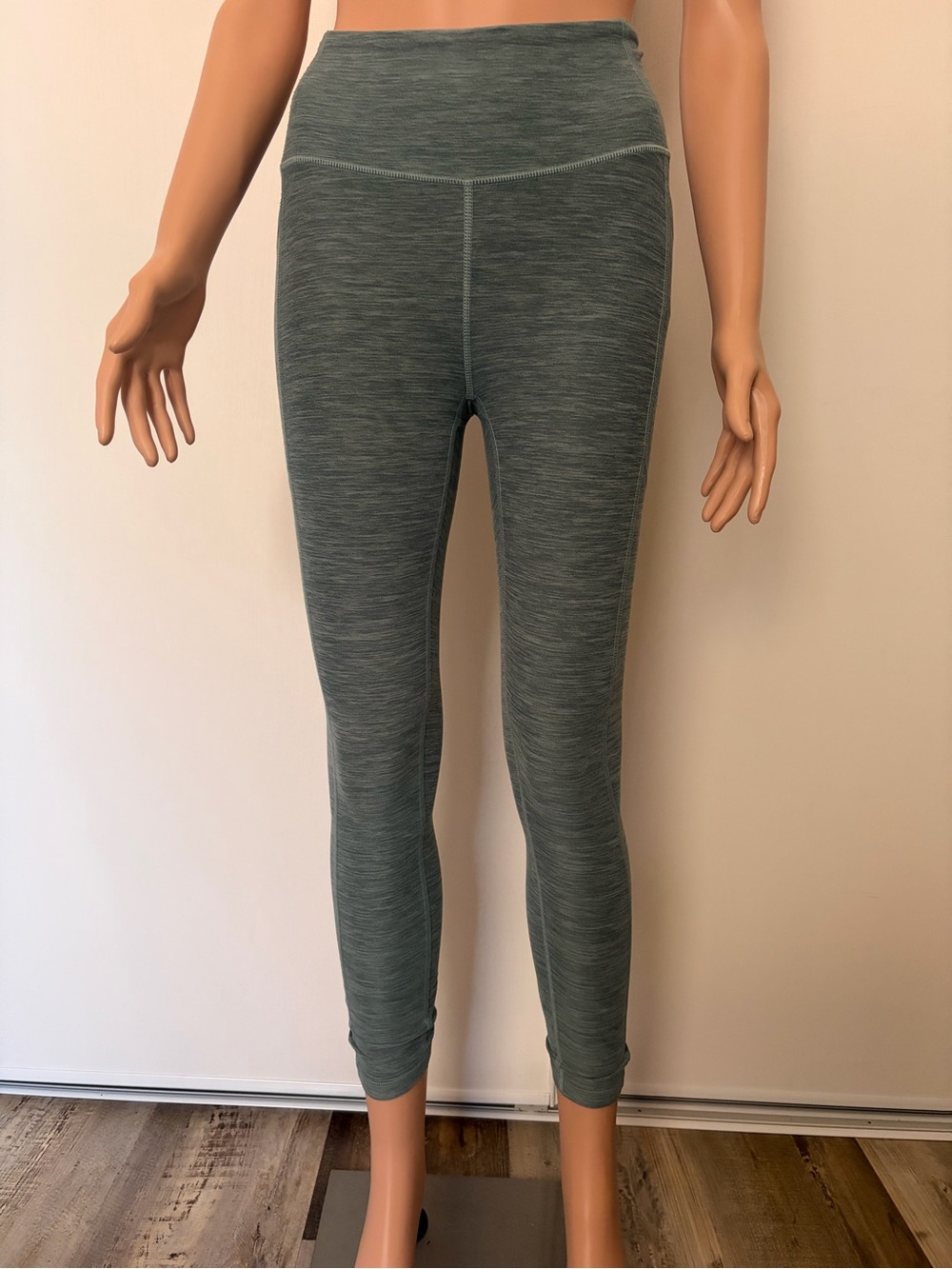 Victoria's Secret Heathered Sage Green High-Waist Leggings